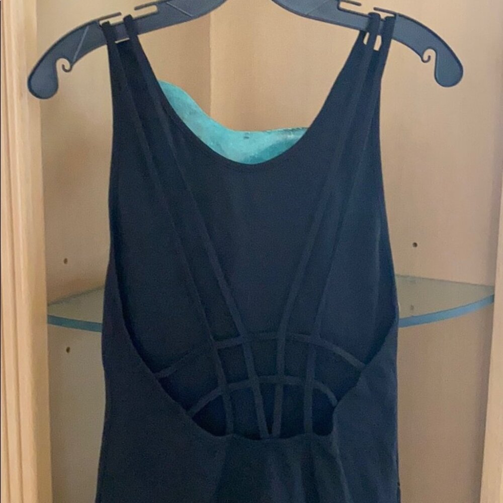 Black dress with back detail